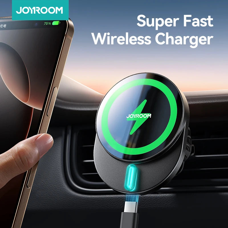 MAGGRIP™ Pro – Magnetische Auto Handyhalterung mit 15W Schnellladen | Ultra-starker Halt