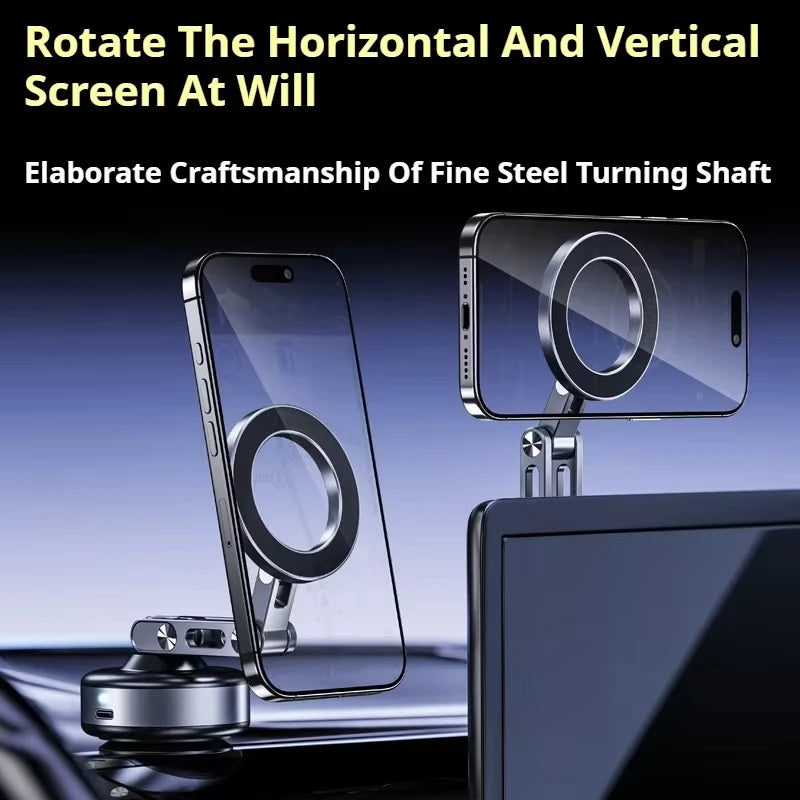 MagMount Pro 360° - Magnetische KFZ-Handyhalterung mit Vakuum-Saugnapf