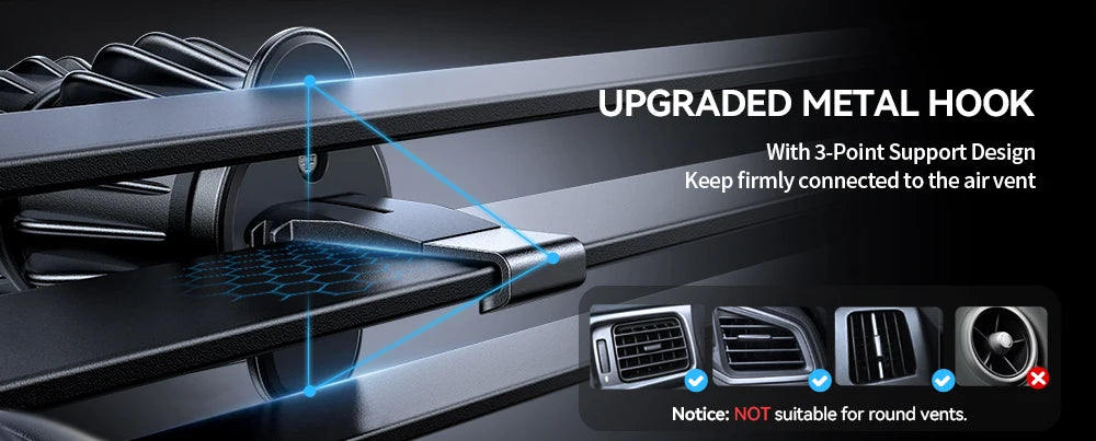 MAGGRIP™ Pro – Magnetische Auto Handyhalterung mit 15W Schnellladen | Ultra-starker Halt